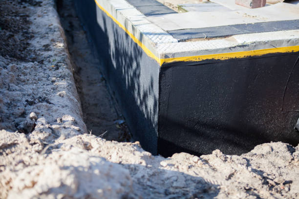 Professional Foundation Crack Repair technician working in Walhalla, MI